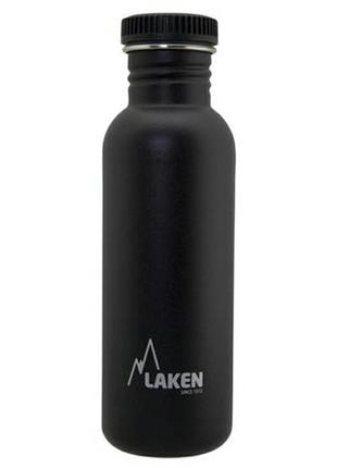 Пляшка для води laken basic steel bottle 0,75 l - p/s cap 8412...