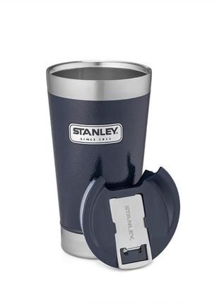 Термочашка stanley classic 0.47 л синя3 фото