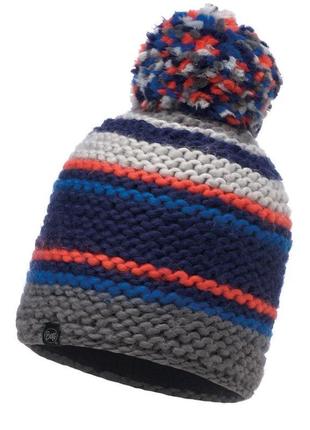 Шапка buff knitted & polar hat dorian blue ink (bu 116024.752....