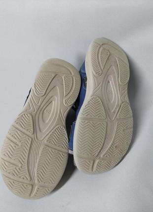Ортопедические сандалии синие на липучках tomm 29р5 фото