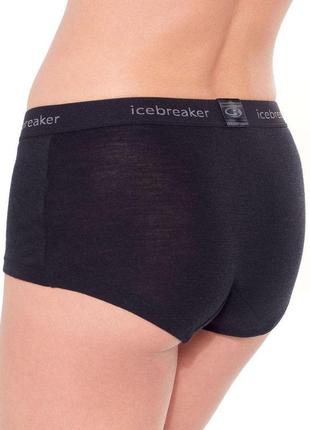 Термошорти icebreaker 175 everyday boy shorts black, s (104 47...4 фото