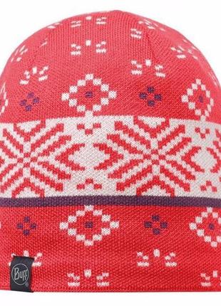 Шапка buff knitted & polar hat jorden coral (bu 111011.423.10.00)