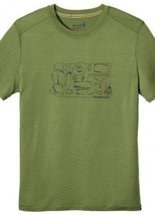 Термофутболка smartwool men's merino 150 backpacker's tee чоло...