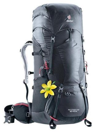 Рюкзак deuter aircontact lite 60+10 sl цвет 4701 graphite-blac...