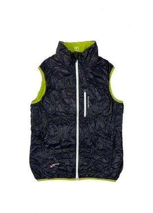 Утепленная мужская жилетка ortovox swisswool full zip warm vest