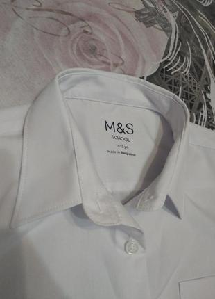 Рубашка m&s на мальчика 11-12 лет3 фото