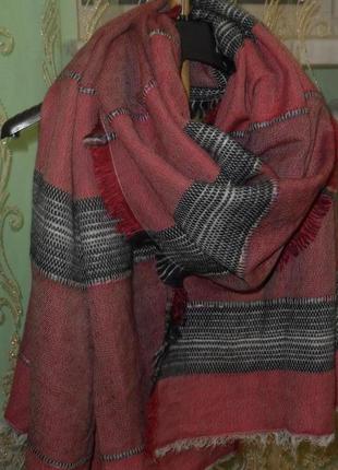 Шикарная большая шаль-палантин от tchibo (германия)5 фото