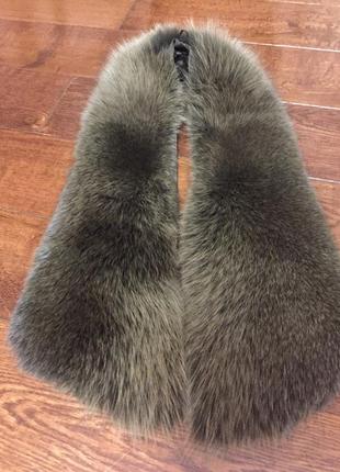 Мех песец , воротник
