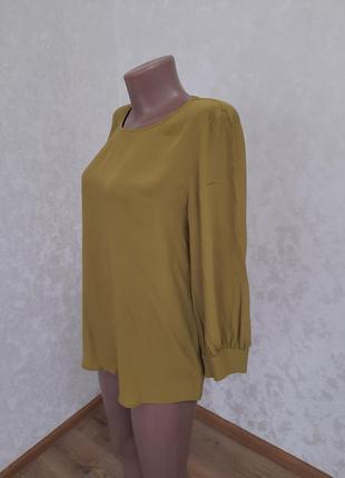 Шикарная шелковая блуза премиального бренда luisa cerano10 фото