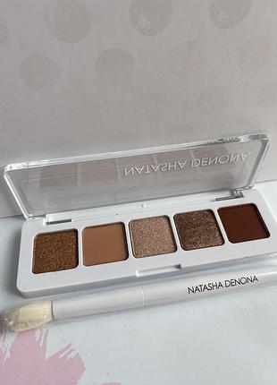 Natasha denona mini nude eyeshadow palette роскошная нюдовая палетка
