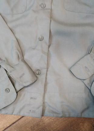 Рубашка женская военная, новая, цвет серая р.m, l, р. 50-4,ворот 38-44 фото
