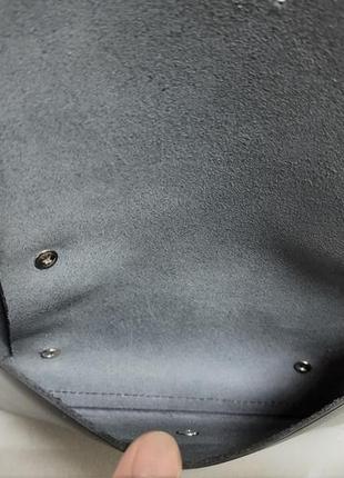 Женский кожаный ремень с подвесным карманом "novità" черный5 фото