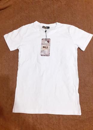 Трикотажна щільна футболка на хлопчика якість bold турція