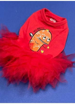 Плаття для собак puppy angel "puppy angel" червоний