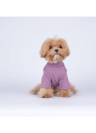Гольф для собак cheepet infinite love c сердечками на спинке, фиолетовый2 фото
