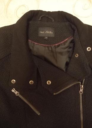 Женское черное классическое пальто next2 фото