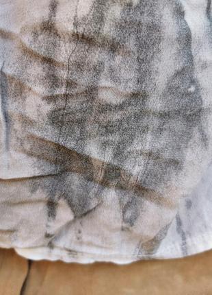 Блуза лонгслив из вискозы шелковая шелк трикотажная спинка с пайетками звезда принт6 фото