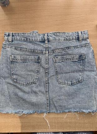 Спідниця міні джинсова3 фото