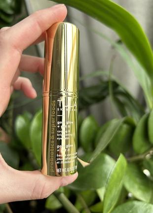 Крем для очей tula skincare gold glow + get it cooling & brightening eye balm 0.35 oz / 10 g