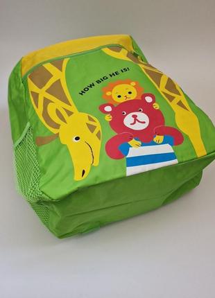Яркий вместительный детский рюкзак салатовий4 фото