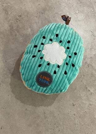 Игрушка для собак charming toy fruits киви вельветовая с пищалкой 12*20cm1 фото