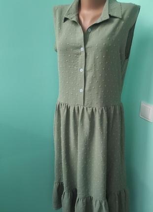 Новое платье!
ткань -турецкий креп.
/
олива/

р.48-50 .