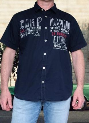 Рубашка короткий рукав camp david1 фото