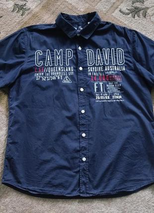 Рубашка короткий рукав camp david3 фото