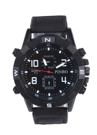 Чоловічий годинник pinbo з чорним ремінцем