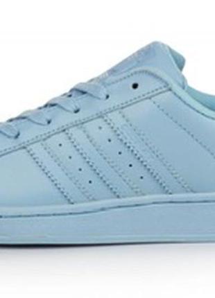 Adidas superstar supercolor pw clear sky w1 фото