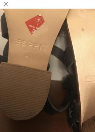 Кожаные босоножки esprit 417 фото