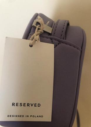 Фіолетова сумка reserved2 фото