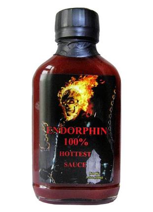 Острый соус "endorphin 100%" naga jolokia. 237, 848 shu.