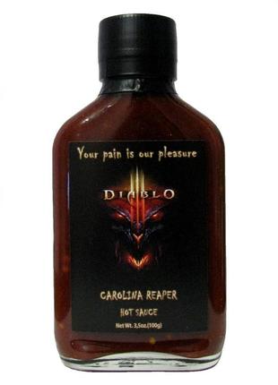 Острый соус 1 000 000 shu carolina reaper "diablo". bbq