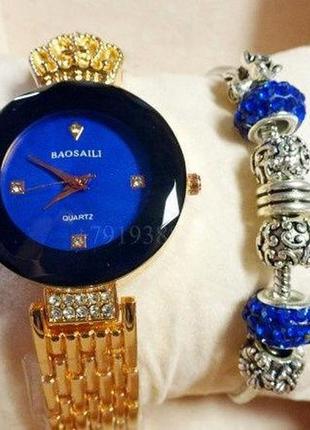 Годинник baosaili + браслет pandora в подарунок!!!!4 фото