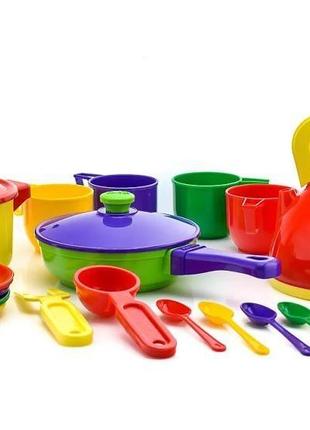 Дитячий ігровий набір посуду 71009, 17 предметів