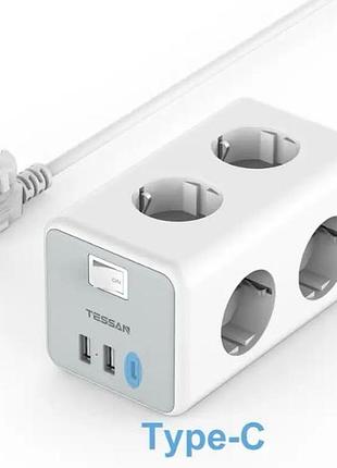 Подовжувач-фільтр tessan (usb-c)