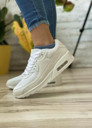 Sale! кроссовки женские airmax белые2 фото