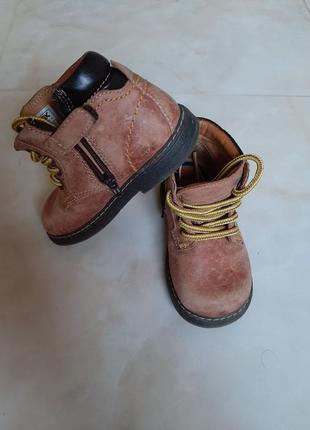 Geox, кожаные ботинки на ребёнка, 22размер3 фото