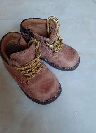Geox, кожаные ботинки на ребёнка, 22размер2 фото