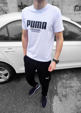 Чоловічий комплект puma (штани + футболка)1 фото