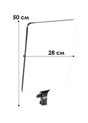 Світлодіодна led-панель refutuna p40d 19 см для студійного осв...5 фото
