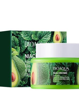 Зволожувальний крем для обличчя bioaqua niocinome avicado з ек...