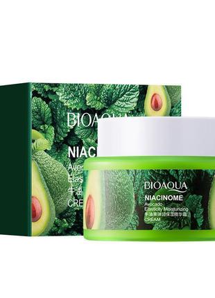 Зволожувальний крем для обличчя bioaqua niocinome avicado з ек...1 фото