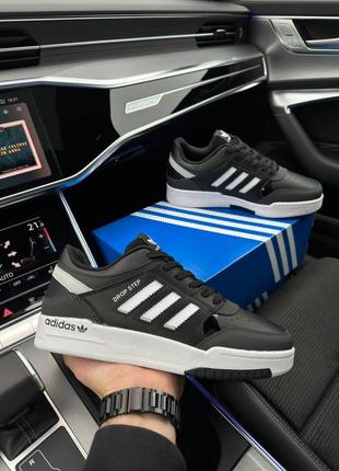 Мужские кроссовки adidas originals drop step black gray white