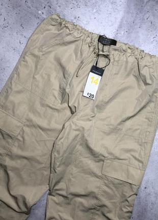 Новые nylon cargo pants primark, басовые нейлоновые карго брюки5 фото