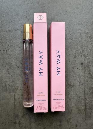 Giorgio armani my way nectar, парфумована вода, travel size, 10 ml2 фото