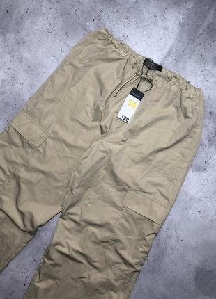 Новые nylon cargo pants primark, басовые нейлоновые карго брюки4 фото