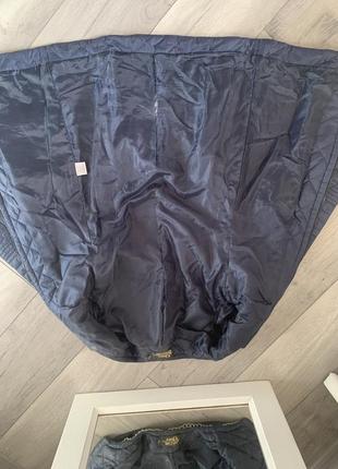 Плащ куртка 42 s синий gina bacconi6 фото