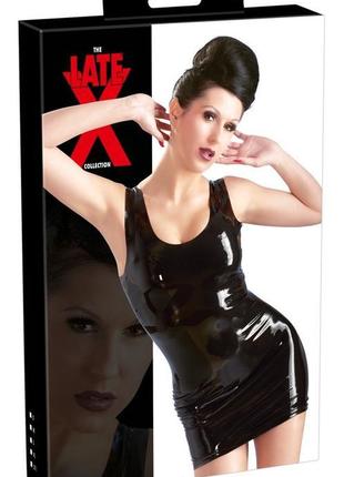 Мінісукня чорна latex